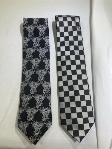 Mens neck ties racing themes - 2,