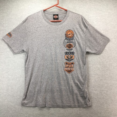 Harley davidson gray shirt men - harley,