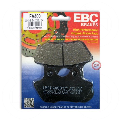 Brake pads rear ebc harley - brake,