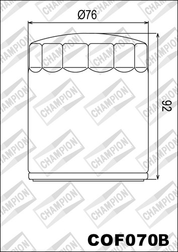 Cof070b oil filter - cof070b,