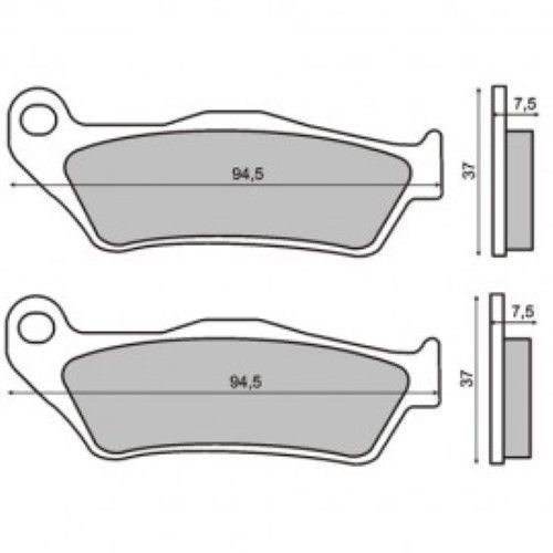Rear brake pads - rear,