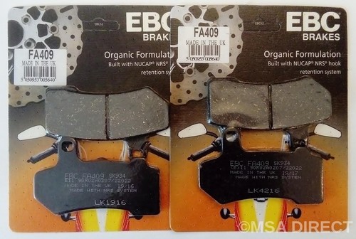 Ebc organic front brake pads - ebc,