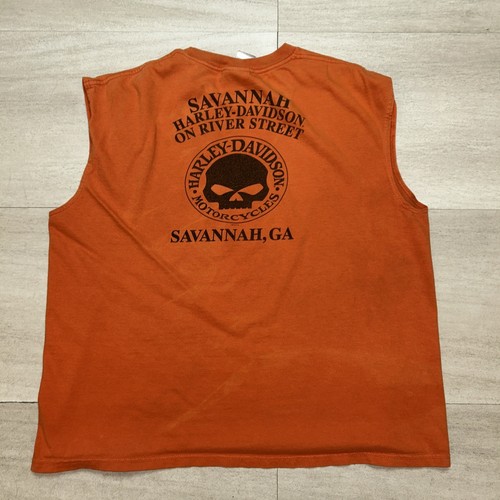 Harley davidson orange - harley, tank