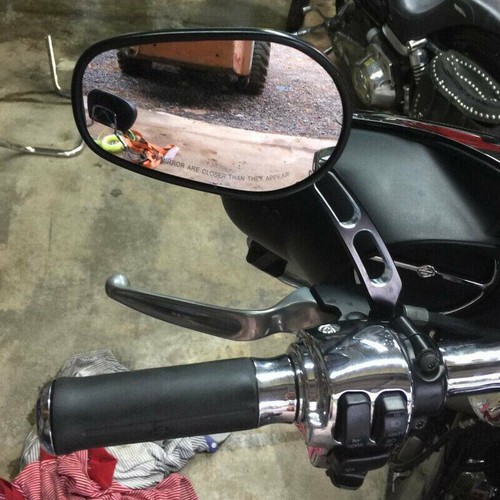 Black motorcycle side - black, mirrors