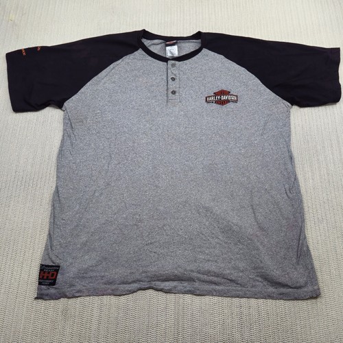 Harley davidson henley - harley, shirt